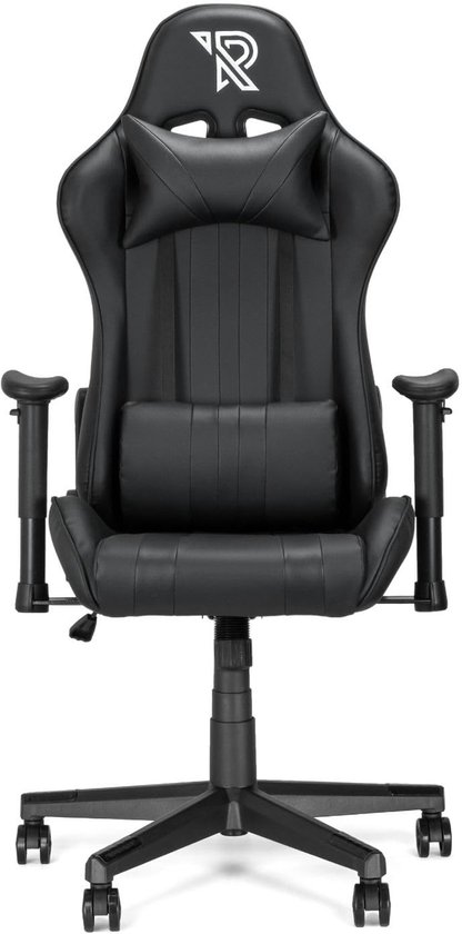 SnelShoppen - Felix Gamestoel 360° Bureaustoel - Ergonomische Gaming Chair met Verstelbare Armleuningen en Rugleuning - Stabiel Nylon Onderstel - Afne