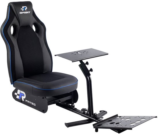 SnelShoppen - FR-TEC Cockpit Simracing Sportstoel - Esports Racing Playseat met Stalen Frame - Kunstleer en Ademend Stof - Ideaal voor Simulatie Rijde