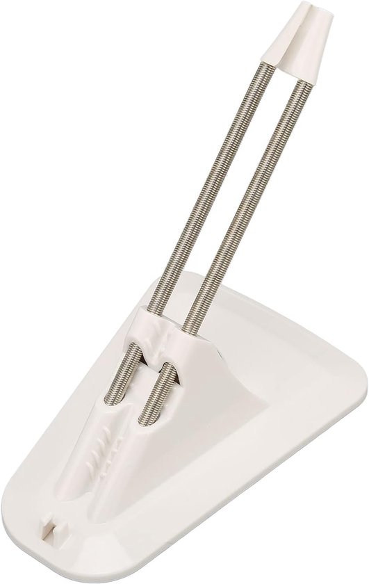 SnelShoppen - Gaming Mouse Bungee, Flexibele Muiskabel Beheer, Roestvrijstalen Muiskabelhouder Zwart voor Esports (Wit), Antislip en Duurzaam
