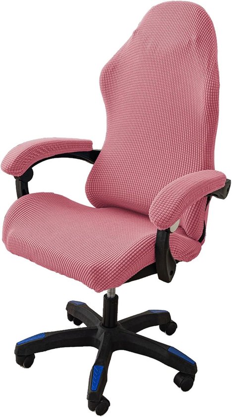 SnelShoppen - Gaming Stoel Beschermhoezen 4 Stuks - Bescherming voor Kantoorstoel en Draaisteun met Armleuning - Elastische Stoelhoes voor Computer Ga