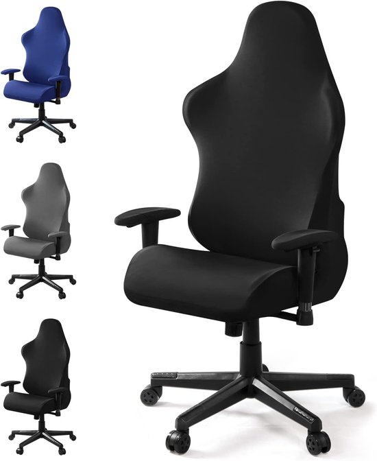SnelShoppen - Gaming Stoel Covers, Elastische Stoelhoes voor Gaming Stoel, Moderne Zitting Hoes, Wasbare en Verwijderbare Kantoorstoelhoes voor Comput