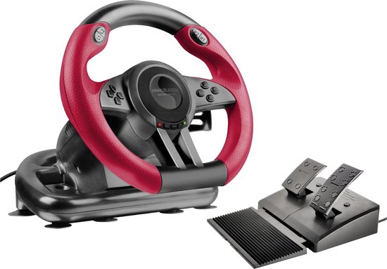 SnelShoppen - Racing Stuurwiel voor PS3/PS4, Xbox Series X/S/One, Nintendo Switch en pc - Speedlink TRAILBLAZER met Schakelpeddels, Versnellingspook e