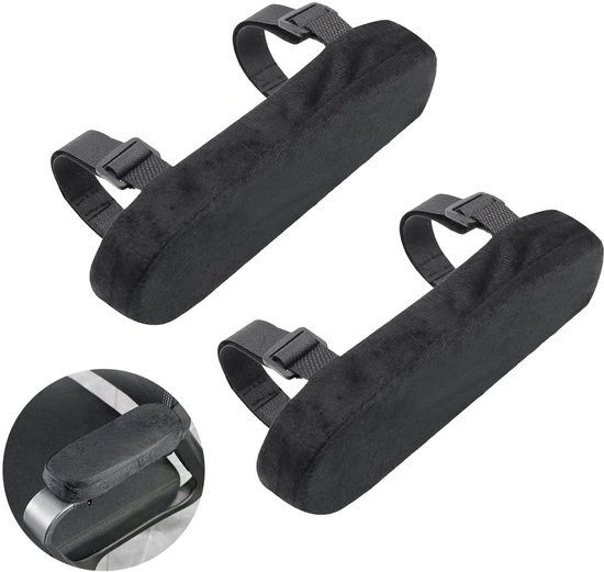 Solidchoice - Ergonomische Armsteun Beschermers voor Kantoor- en Gaming Stoelen (2 Stuks)