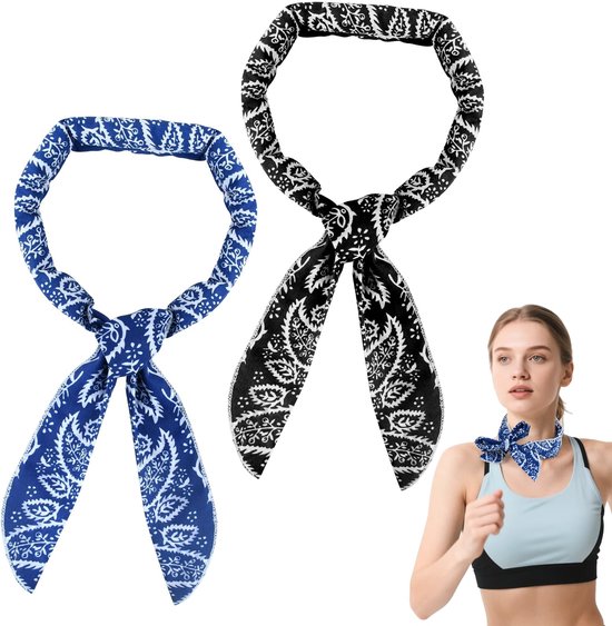 Solidchoice - Koelende Sjaal, Set van 2 voor Zomerse Activiteiten