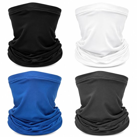 Solidchoice - Set van 4 Multifunctionele UV-Beschermende Sjaals van Solidchoice