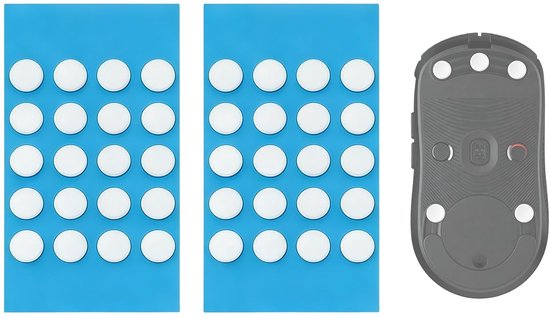 Solidchoice - Universele Muisvoeten, Vervangbare Gaming Glijders (40 stuks)
