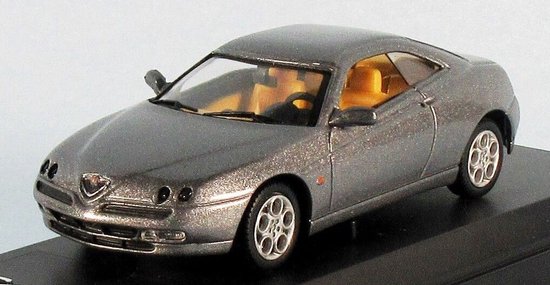 SOLIDO 1999 Alfa Romeo GTV (zilver metallic) 1:43 schaal gegoten model van Solido