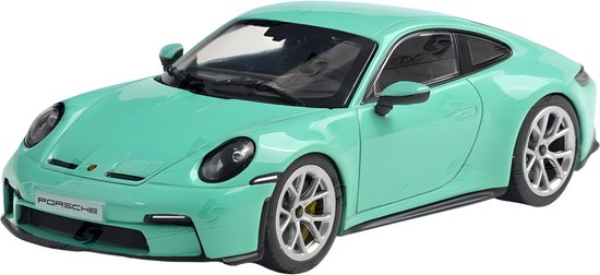 Solido Modelauto - Porsche 911 - groen - 1 x 1 x 1 cm - schaalmodel - speelgoedauto van Merkloos