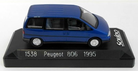 Solido Peugeot 806 1:43 schaal blauw van Solido
