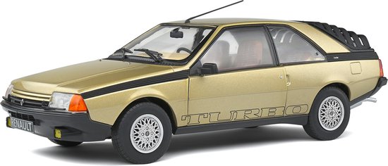 Solido Renault Fuego Turbo, Stadsauto miniatuur, Voorgemonteerd, 1:18, Renault Fuego Turbo, Elk geslacht, 1 stuk(s) van Merkloos