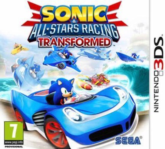 Sonic & All Stars Racing Transformed van Sonic.