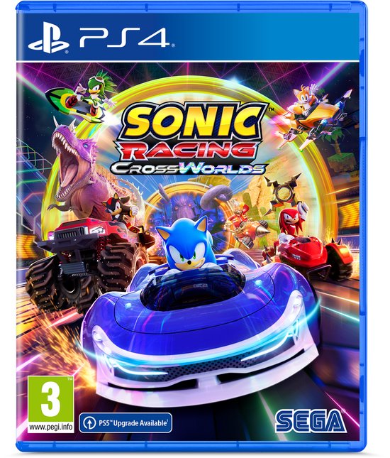 Sonic Racing: CrossWorlds - PS4 van Sonic.