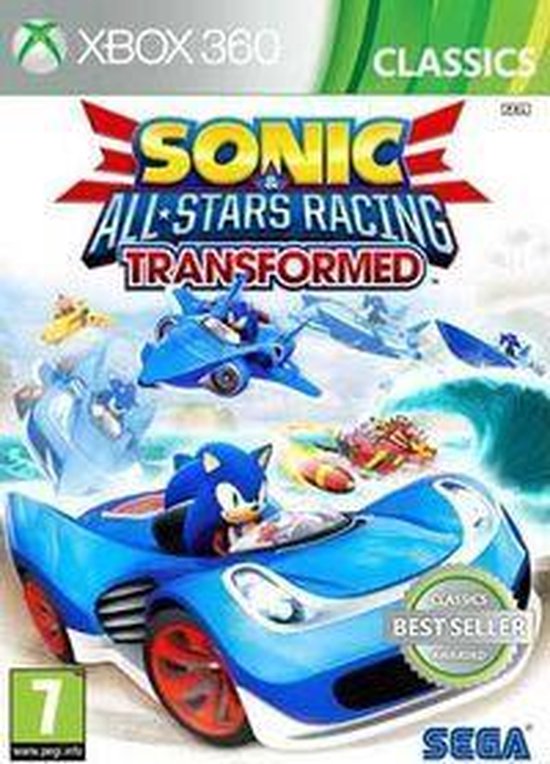 Sonic & Sega All-stars Racing Transformed (Xbox One + Xbox 360) van Sonic.
