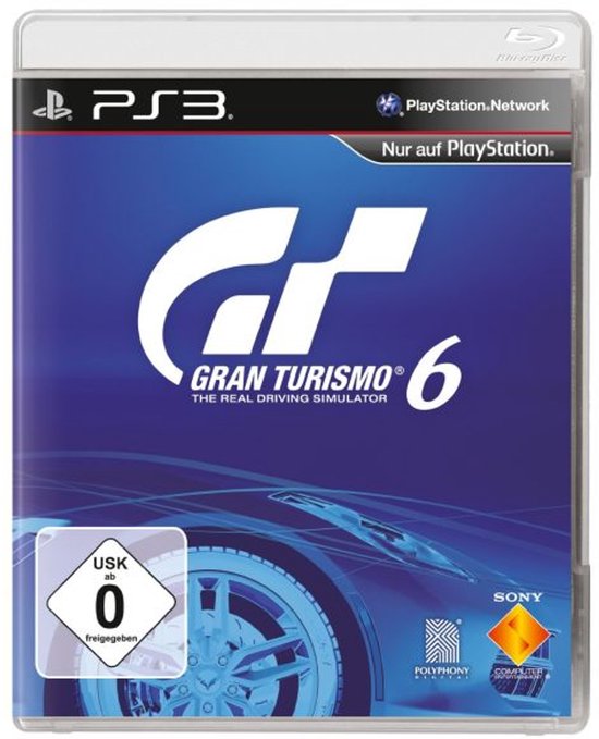 Sony Gran Turismo 6, PS3, PlayStation 3, Multiplayer modus, E (Iedereen) van Merkloos