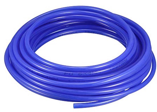 sourcingmap® 10M 32.8Ft 6mm x 4mm Pneumatic Polyurethane PU Hose Air Hose Blue van Merkloos