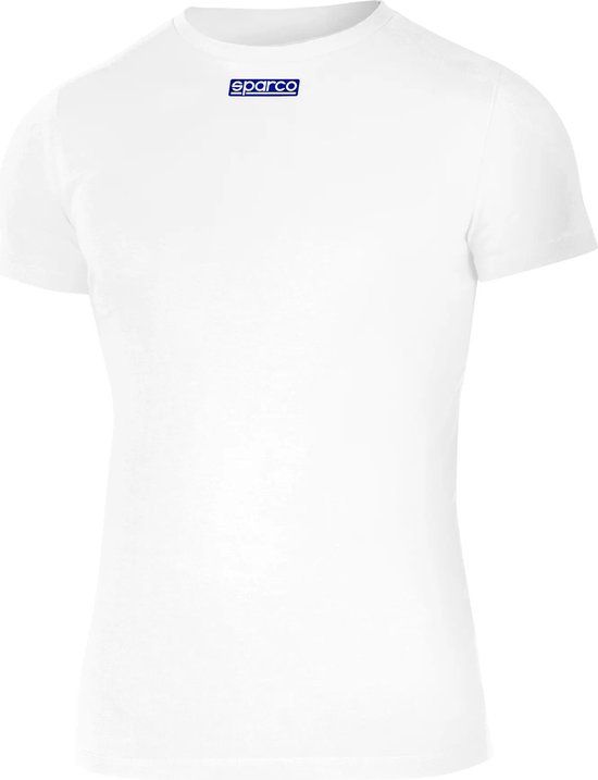 Sparco B Rookie 100% Katoen T-Shirt - Wit - Maat XS van Sparco