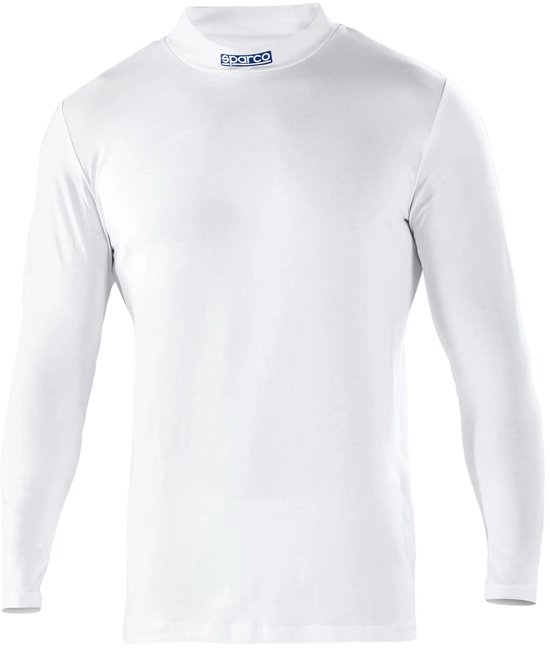 Sparco B-Rookie Hoge Kraag T-Shirt - Zwart/Wit/Blauw van Sparco