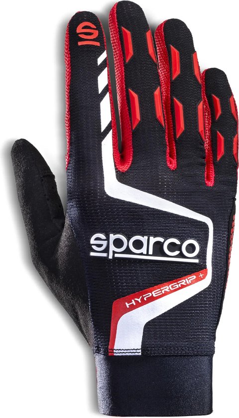 Sparco Gaming Handschoen HYPERGRIP+ Zwart/Rood Maat EU 12 Formule 1 race handschoenen van Sparco
