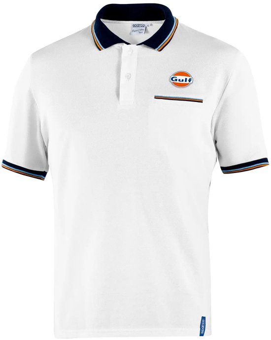 Sparco GULF T-Shirt met borstzak | wit / xl | T-Shirt | BML0005S0W010XL van Sparco