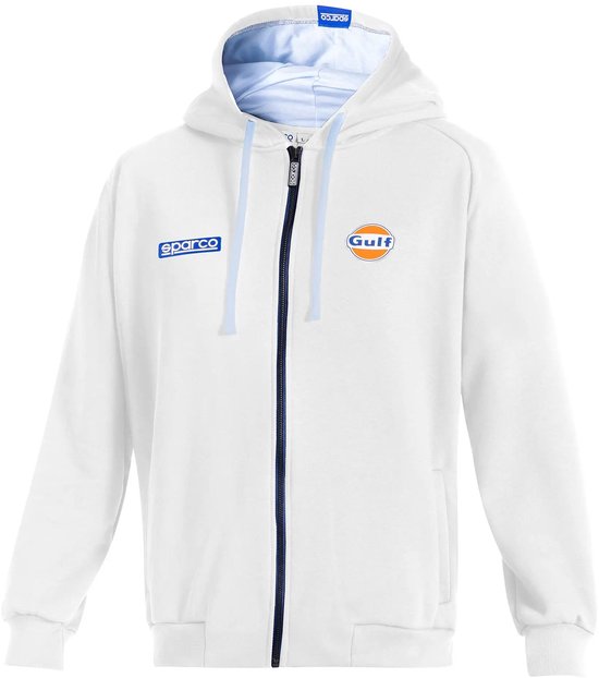 Sparco GULF Vest met capuchon | wit / m | Vest | BMF0010S0W0100M van Sparco