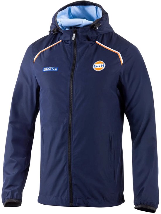 Sparco GULF Windbreaker jas | marineblauw / 2xl | Windbreaker | BMJ0008S0N022XL van Sparco