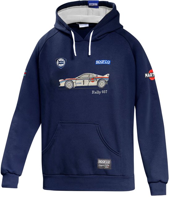 Sparco Hoodie Martini Racing Lancia 037 - Marineblauw van Sparco