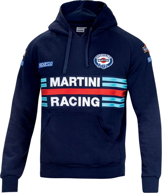 Sparco Hoodie Martini Racing - Marineblauw - Maat M