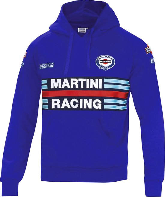 Sparco Hoodie Martini Racing Replica - Blauw - Maat XL