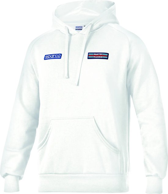 Sparco Hoodie Martini Racing Stripes - wit / m van Merkloos