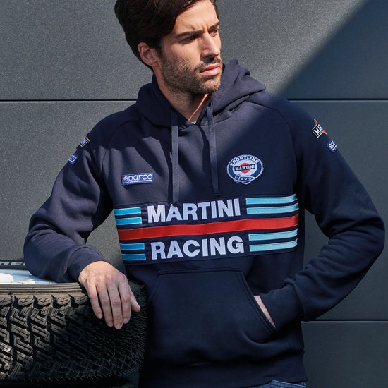 Sparco Hoodie Replica Martini Racing - Marineblauw - Maat XS van Sparco