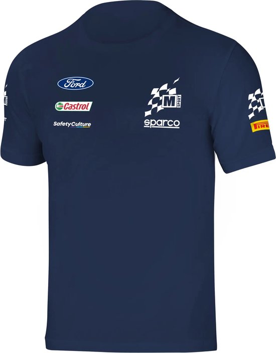Sparco M-Sport T-Shirt Marineblauw - M van Sparco