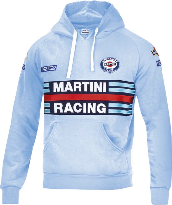 Sparco Martini Racing Hoodie - S - Heavenly Blauw van Sparco