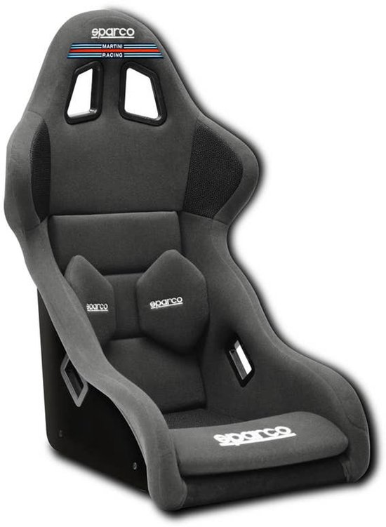 Sparco Martini Racing Racestoel Pro 2000 QRT Martini Racing Grijs Auto-accessoire - Grijs - Maat Onesize van Sparco