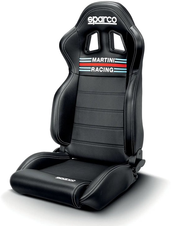 Sparco Martini Racing Racestoel R100 MY2022 Martini Racing Auto-accessoire - Zwart — Maat Onesize