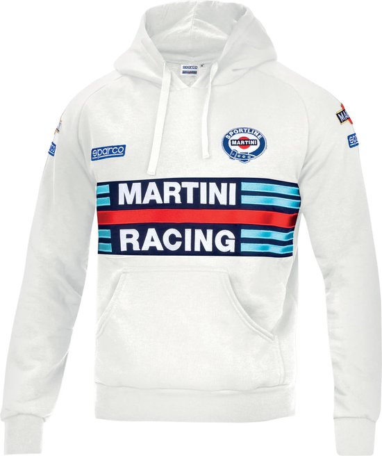 Sparco Martini Racing Replica Hoodie - Wit - Maat XXL van Sparco