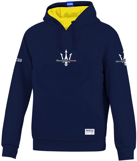 Sparco Maserati Hoodie - Marineblauw/Wit — XXL