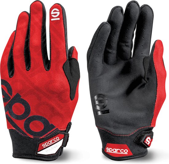 Sparco MECA-3 Handschoenen - Rood - Maat S van Sparco