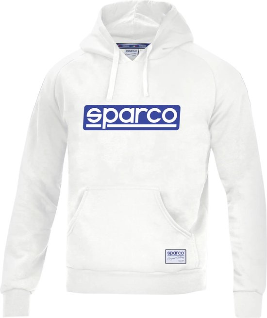 Sparco ORIGINAL Hoodie - Hoodie met Sparco logo - Wit - Hoodie maat S van Sparco