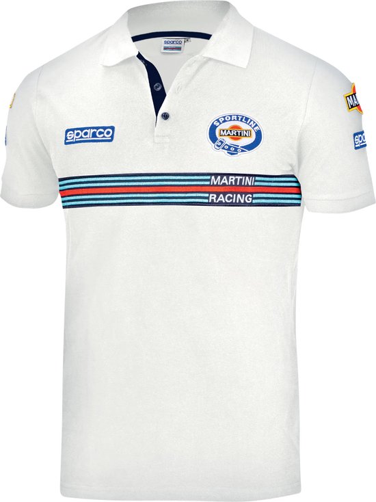 Sparco Polo Martini Racing Replica - wit / xl