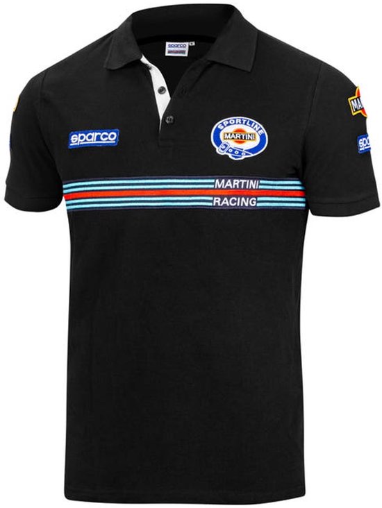 Sparco Polo Martini Racing Replica - zwart / 3xl