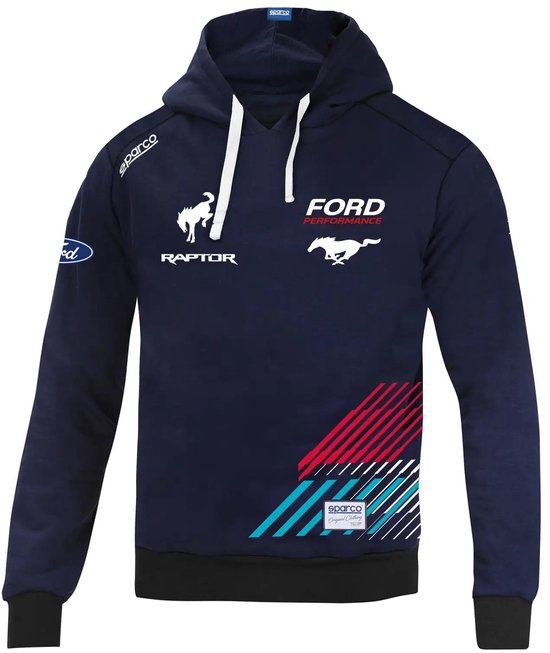 Sparco - Sparco Ford Performance Hoodie - marineblauw / xs van Sparco