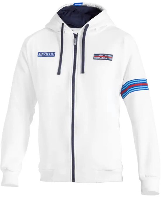 Sparco - Sparco Vest met Capuchon Martini Racing - wit / xl van Sparco