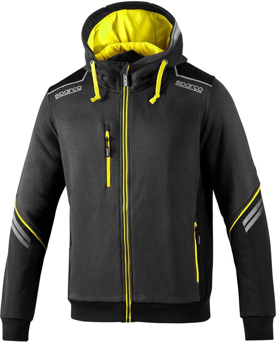 Sparco Tech Hooded Full Zip Sweatshirt | blauw-lichtblauw / xs | Vests | 02414BMAZ0XS van Sparco