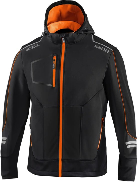 Sparco Tech York Softshell Jas - Zwart
