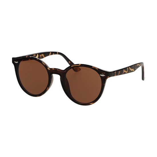 Spectrum Zonnebril Rond Tortoise Bruin Dames van Sinner