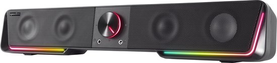 Speedlink Gravity Stereo Soundbar - Bluetooth Speaker - RGB - Zwart van Speedlink