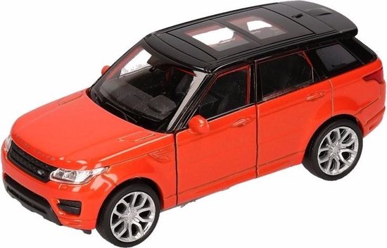 Speelgoed oranje Range Rover Sport auto 1:36 van Welly