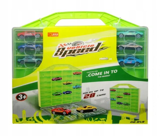 Speelgoedauto's met Opbergkoffer G7450 92755 van Merkloos