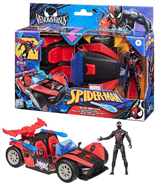 Spider-Man Venomversus Miles Remix Blast Racer - Actiefiguur van Merkloos