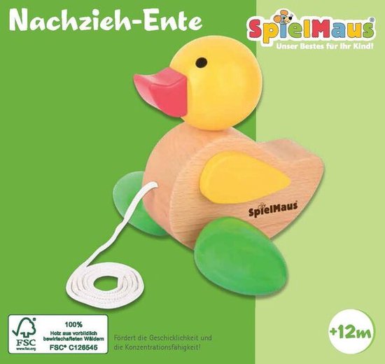 SpielMaus Houten trekeend - 42709263 van SpielMaus
